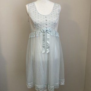 Vintage SHADOW LINE Nightgown, 50's or 60's (??) size M